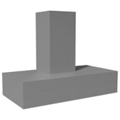 Vent-A-Hood 300 CFM 36 Inch Wide Wall Mounted Range Hood Stainless Steel