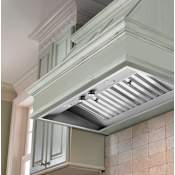 Vent-A-Hood 40" Wall Mount Liner Insert with Single or Dual Blower Options and LED Lighting from the M Collection Stainless Steel
