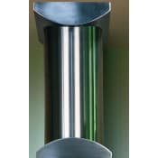 Vent-A-Hood 8" x 16" x 8" Modern Themed Stainless Steel Duct Cover for XLH12 Range Hoods with Crimped Galvanized Connector Stainless Steel