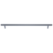 Vesta Fine Hardware Insignia Solid Brass 18" Center to Center Luxury Modern Geometric Hexagon Appliance Bar Handle / Appliance Bar Pull Polished Chrome