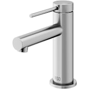 Vigo Jewel 1.2 GPM 6" Single Handle Single Hole Bathroom Faucet Brushed Nickel