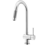 Vigo Gramercy 1.8 GPM 17" Single Hole Pull Down Kitchen Faucet with Touchless Sensor Chrome