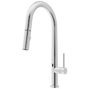 Vigo Greenwich 1.8 GPM 18" Single Hole Pull Down Kitchen Faucet with Touchless Sensor Chrome