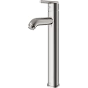 Vigo Seville 1.2 GPM 13" Single Handle Single Hole Vessel Bathroom Faucet Brushed Nickel