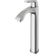 Vigo Linus 1.2 GPM 12" Single Handle Single Hole Vessel Bathroom Faucet Brushed Nickel