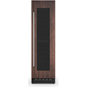 Viking Veil 24 Inch Wide 72 Bottle Capacity Panel Ready Built-In Wine Cooler with Dual Zone Cooling Panel Ready