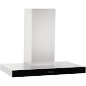 Viking RVL Series 390 CFM 36 Inch Wide Wall Mounted Range Hood Black Glass