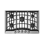 Viking 36 Inch Wide Built-In Natural Gas Cooktop with SureSpark Ignition System Stainless Steel
