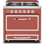 Viking Tuscany 36" Dual Fuel Range Four Burners Spiced Cider