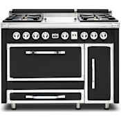 Viking Tuscany 48" Dual Fuel Range with 4 Burners and Electric Griddle Antique Bronze