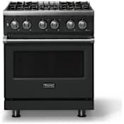 Viking 5 Series 30 Inch Wide 4.7 Cu. Ft. Free Standing Dual Fuel Range with GentleClose Door - LP Antique Bronze