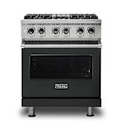 Viking 5 Series 30 Inch Wide 4.71 Cu. Ft. Free Standing Dual Fuel Range with SureSpark Ignition System and TruConvec Convection Cooking - LP Antique Bronze