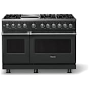 Viking 5 Series 48 Inch Wide 7.3 Cu. Ft. Free Standing Dual Fuel Range with Double Oven and Griddle Antique Bronze