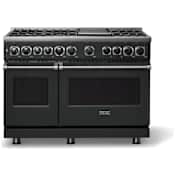 Viking 7 Series 48 Inch Wide 7.3 Cu. Ft. Free Standing Dual Fuel Range with Griddle Antique Bronze