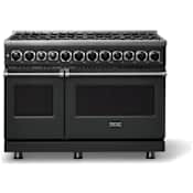 Viking 7 Series 48 Inch Wide 7.3 Cu. Ft. Free Standing Dual Fuel Range with Double Oven - LP Antique Bronze