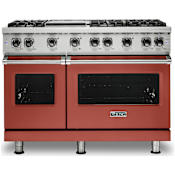 Viking 5 Series 48 Inch Wide 5.07 Cu. Ft. Free Standing Liquid Propane Range with VariSimmer Functionality and SureSpark Ignition System Spiced Cider