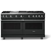 Viking 5 Series 60 Inch Wide 8 Cu. Ft. Free Standing Gas Range with Grill, Griddle and Dual Oven - LP Antique Bronze