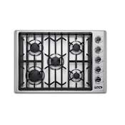 Viking Professional 5 Series 30 Inch Wide Built-In Gas Cooktop Stainless Steel