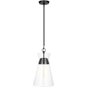 Visual Comfort Atlantic 11" Wide Pendant Aged Iron