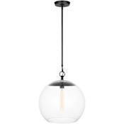 Visual Comfort Atlantic 16" Wide Pendant Aged Iron