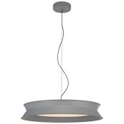 Visual Comfort 60/40 Dot 26" LED Pendant by Peter Bristol Stone Gray