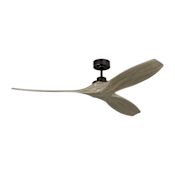 Visual Comfort Collins Smart 60" Ceiling Fan Aged Pewter