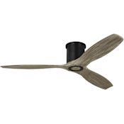 Visual Comfort Collins Smart 52" 3 Blade Smart Indoor / Outdoor Hugger Ceiling Fan with Remote Control Included Aged Pewter