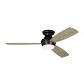 Visual Comfort Ikon 52 Hugger LED 52" 3 Blade LED Indoor Ceiling Fan with Remote Control Included Aged Pewter