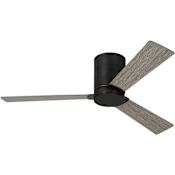 Visual Comfort Rozzen 52 Hugger 52" 3 Blade Indoor / Outdoor Ceiling Fan with Remote Control Included Aged Pewter