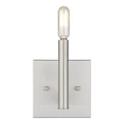 Visual Comfort Vector 9" Tall LED Bathroom Sconce - Bulb Included Brushed Nickel