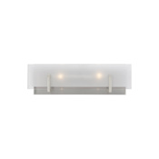Visual Comfort Syll 2 Light 18" Wide LED Vanity Strip - Bulbs Included Brushed Nickel