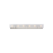Visual Comfort Syll 6 Light 38" Wide LED Vanity Strip - Bulbs Included Brushed Nickel