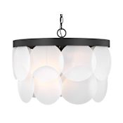 Visual Comfort Mellita 21" Wide Pendant Midnight Black