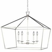 Visual Comfort Dianna 5 Light 28" Wide Taper Candle Chandelier Brushed Nickel