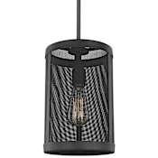 Visual Comfort Gereon 8" Wide Mini Pendant Black