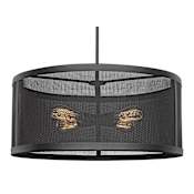Visual Comfort Gereon 8 Light 24" Wide Pendant Black