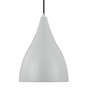 Visual Comfort Oden 9" Wide Mini Pendant Matte Grey