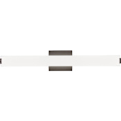 Visual Comfort Finn 25" Wide Single Light ADA Compliant LED Bath Bar with Acrylic Diffuser Antique Bronze