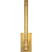Visual Comfort Kal 14" Tall LED Wall Sconce Natural Brass