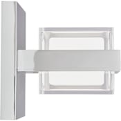 Visual Comfort Kamden Single Light 5" Wide Integrated LED Bathroom Sconce - 277 Volt Chrome / 3000K
