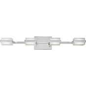 Visual Comfort Kamden 4 Light 31-3/8" Wide Integrated LED Bathroom Vanity Light Chrome / 3000K