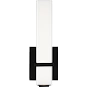 Visual Comfort Milan 12" Tall LED Wall Sconce Nightshade Black