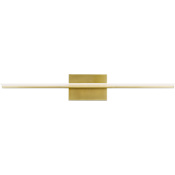 Visual Comfort Span 35" Wide LED Bath Bar Plated Brass