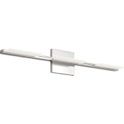Visual Comfort Tris 3 Light 26" Wide LED Bath Bar Chrome / 3000K