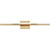 Visual Comfort Tris 3 Light 26" Wide LED Bath Bar Aged Brass / 3000K