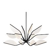 Visual Comfort Belterra 12 Light 38" Wide LED Chandelier Matte Black / 3000K
