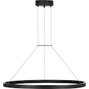 Visual Comfort Fiama 30" Wide LED Ring Chandelier Black