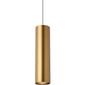 Visual Comfort Piper Single Light 2-1/2" Wide FreeJack Cylinder Pendant Aged Brass