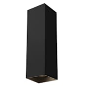 Visual Comfort Exo 18" High Integrated 2700K LED Flush Mount Ceiling Fixture Matte Black / Black Trim / 20 Beam Spread