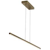 Visual Comfort Essence 48" Wide 3000K LED Linear Chandelier Aged Brass